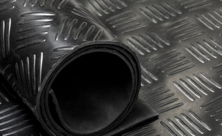 Checker Rubber Stable Mat
